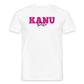 Kanupolo Kanu Polo Slogan - Männer T-Shirt - Weiß - Vorne - AI Model Male 178 dark (178cm)