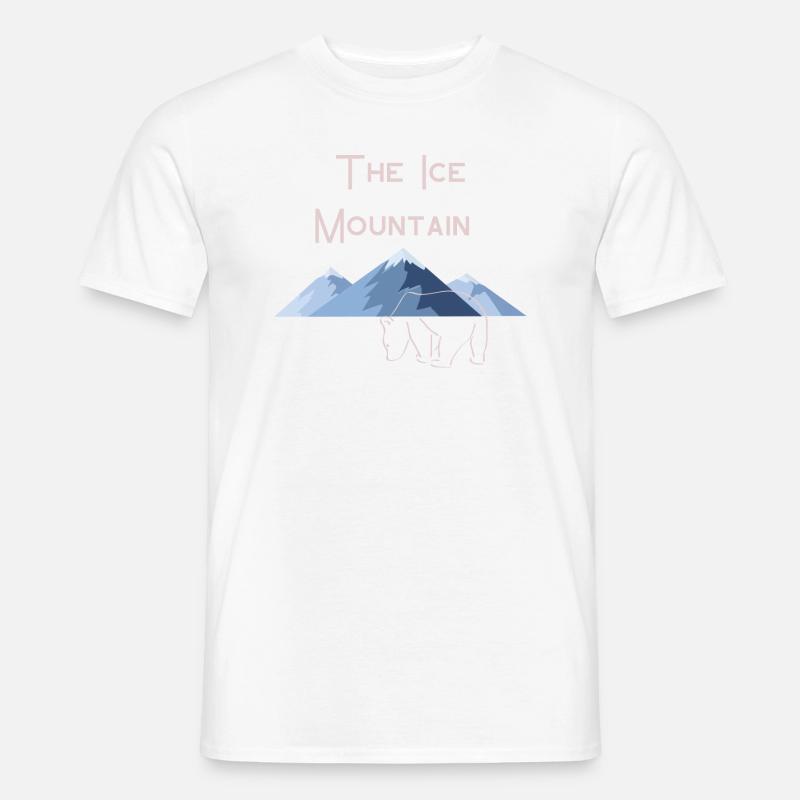 Der Eisberg - Männer T-Shirt - Weiß