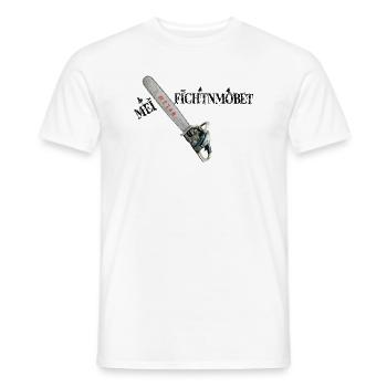 Mei Fichtnmobet - Männer T-Shirt - Weiß - Vorne - AI Model Male 178 dark (178cm)