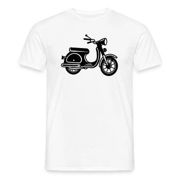 Scooteur - Men's T-Shirt - white - Front - AI Model Male 178 dark (178cm)