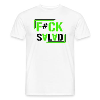 F#CK SALAD - Männer T-Shirt - Weiß - Vorne - AI Model Male 178 dark (178cm)