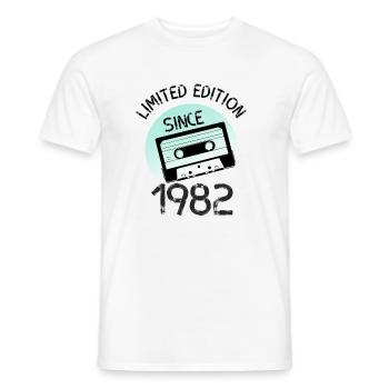 Limited Edition 1982 - Männer T-Shirt - Weiß - Vorne - AI Model Male 178 dark (178cm)