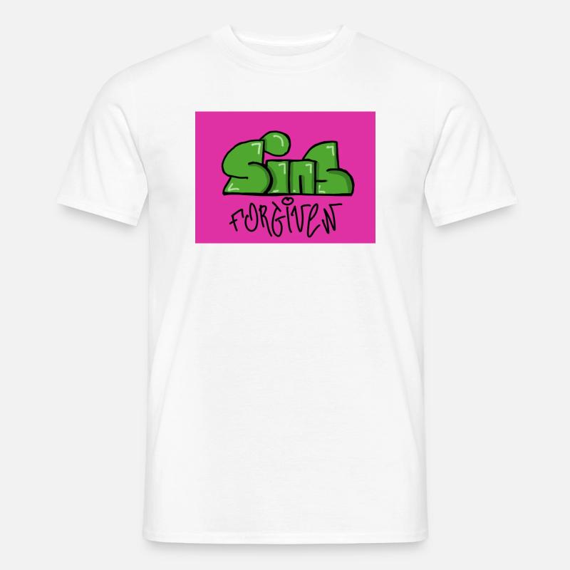 Sins forgiven - Männer T-Shirt - Weiß