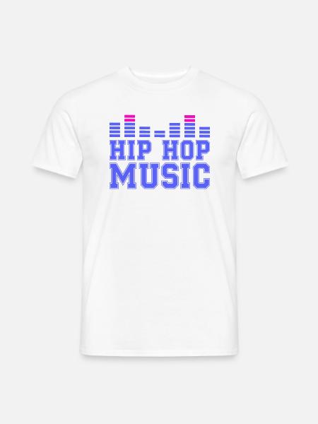 Hip Hop Music - Men's T-Shirt - white