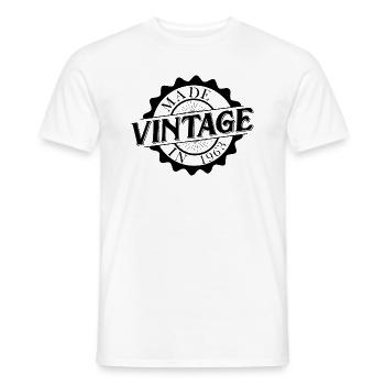 Made in 1963 Geburtstag - Männer T-Shirt - Weiß - Vorne - AI Model Male 178 dark (178cm)