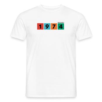 1974 Limited Edition - Männer T-Shirt - Weiß - Vorne - AI Model Male 178 dark (178cm)