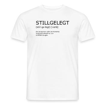 Déclassé - définition - T-shirt homme - blanc - Devant - AI Model Male 178 dark (178cm)