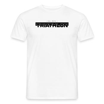 Triathlon no limits - Männer T-Shirt - Weiß - Vorne - AI Model Male 178 dark (178cm)