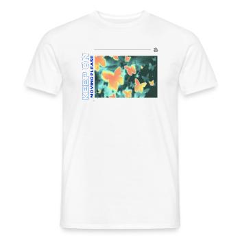 Keep on moving please - Männer T-Shirt - Weiß - Vorne - AI Model Male 178 dark (178cm)
