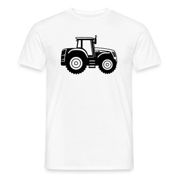 Traktor - Männer T-Shirt - Weiß - Vorne - AI Model Male 178 dark (178cm)