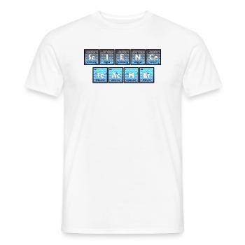 Science Science Scientist Physics Lab DNA - Men's T-Shirt - white - Front - AI Model Male 178 dark (178cm)