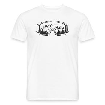 Après-Ski Snowboard Berge Coole Wintersportarten - Männer T-Shirt - Weiß - Vorne - AI Model Male 178 dark (178cm)