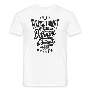 MEILLEURS MEILLEURS DICTONS MEILLEURES CHOSES MOTIF DRÔLE - T-shirt homme - blanc - Devant - AI Model Male 178 dark (178cm)