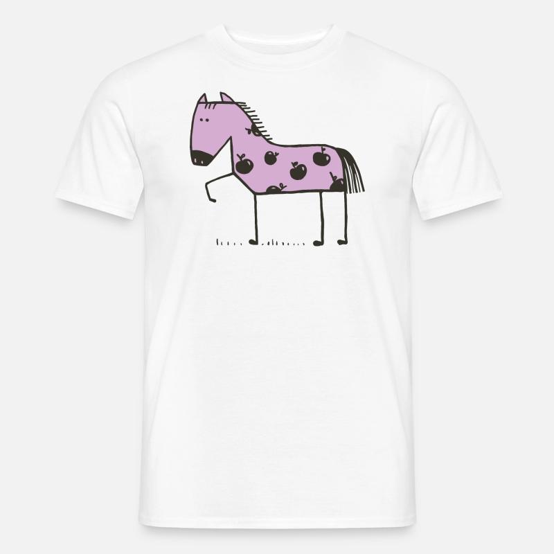 Pferde - Männer T-Shirt - Weiß