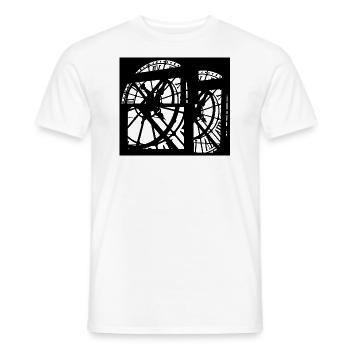 Horloge - T-shirt homme - blanc - Devant - AI Model Male 178 dark (178cm)