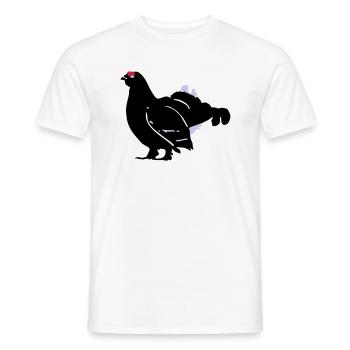 Birkhahn - Männer T-Shirt - Weiß - Vorne - AI Model Male 178 dark (178cm)