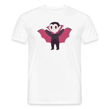 vampire - Men's T-Shirt - white - Front - AI Model Male 178 dark (178cm)