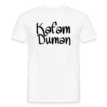 Kafam Duman - Männer T-Shirt - Weiß - Vorne - AI Model Male 178 dark (178cm)
