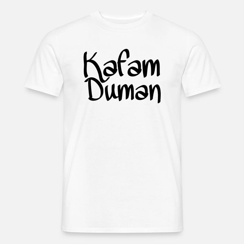 Kafam Duman - Männer T-Shirt - Weiß