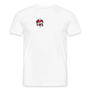 J’aime mon petit ami - Je cœur mon petit ami - T-shirt homme - blanc - Devant - AI Model Male 178 dark (178cm)