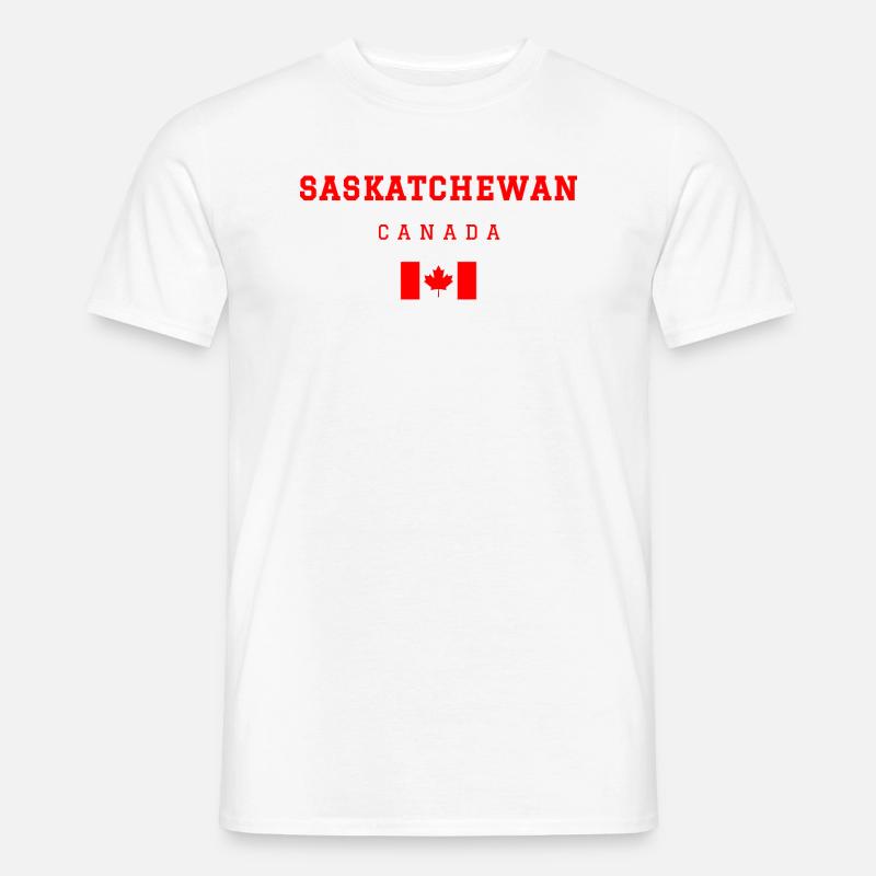 Saskatchewan, Canada - Men's T-shirt - white