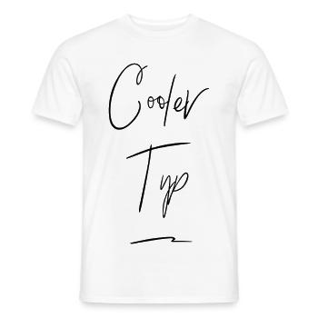 Cooler Typ Lustiger Spruch - Männer T-Shirt - Weiß - Vorne - AI Model Male 178 dark (178cm)