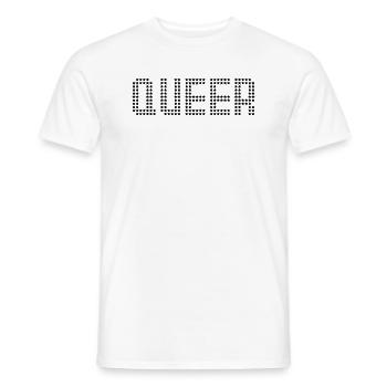 Queer - T-shirt homme - blanc - Devant - AI Model Male 178 dark (178cm)