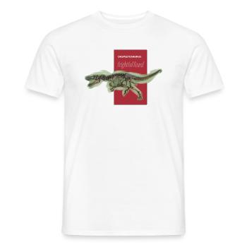 Daspletosaurus - Männer T-Shirt - Weiß - Vorne - AI Model Male 178 dark (178cm)