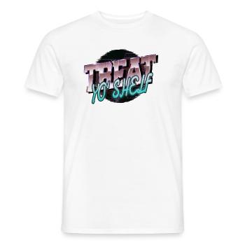 comptable féminin cadeau geek meilleures citations - T-shirt homme - blanc - Devant - AI Model Male 178 dark (178cm)