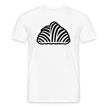 Halbmond - Männer T-Shirt - Weiß - Vorne - AI Model Male 178 dark (178cm)