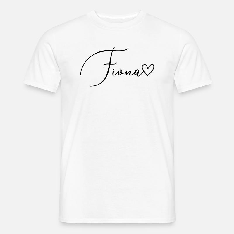 Fiona Name Vorname Mädchen - Männer T-Shirt - Weiß