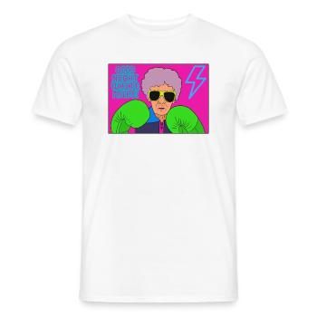 Fight! - Männer T-Shirt - Weiß - Vorne - AI Model Male 178 dark (178cm)