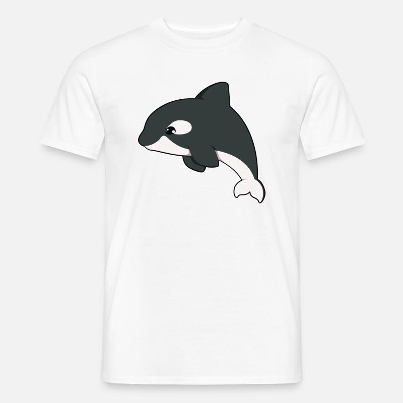 Orca - Männer T-Shirt - Weiß