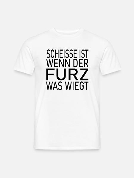 Fun Spaß Lustige - Männer T-Shirt - Weiß