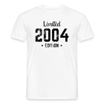 Édition Limitée 2004 18ème Anniversaire Cadeau - T-shirt homme - blanc - Devant - AI Model Male 178 dark (178cm)