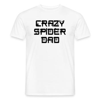 Drôle Crazy Spider Dad Pet Spider Propriétaire - T-shirt homme - blanc - Devant - AI Model Male 178 dark (178cm)