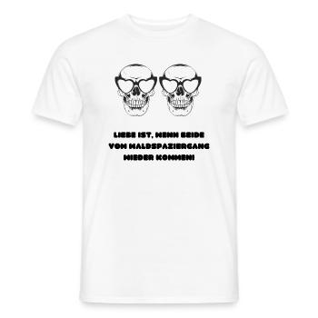 Liebe ist..... - Männer T-Shirt - Weiß - Vorne - AI Model Male 178 dark (178cm)