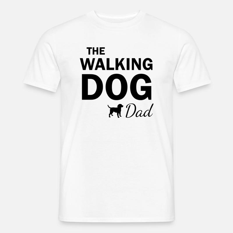 Dog Hund - Männer T-Shirt - Weiß