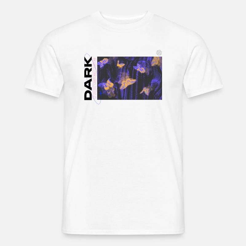 Dark theme design - Männer T-Shirt - Weiß