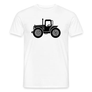 Traktor - Männer T-Shirt - Weiß - Vorne - AI Model Male 178 dark (178cm)