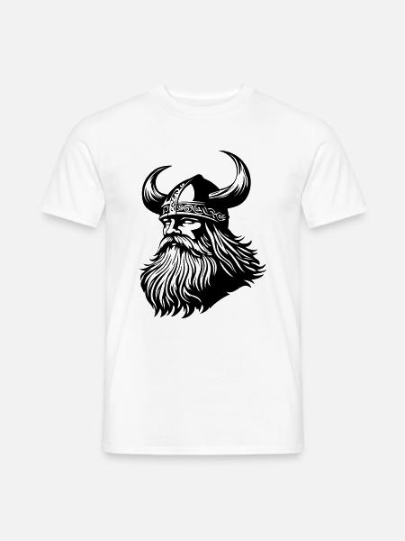 Viking Warrior Odin - Men's T-Shirt - white