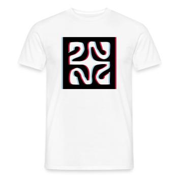 3d Diamant Tattoo - Männer T-Shirt - Weiß - Vorne - AI Model Male 178 dark (178cm)