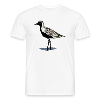 Kiebitzregenpfeifer - Männer T-Shirt - Weiß - Vorne - AI Model Male 178 dark (178cm)