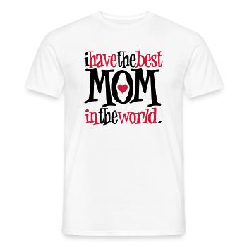 Best Mom - Männer T-Shirt - Weiß - Vorne - AI Model Male 178 dark (178cm)