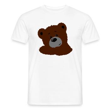 Teddy - T-shirt homme - blanc - Devant - AI Model Male 178 dark (178cm)