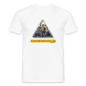 VASCO TRIANGLE - Men's T-Shirt - white - Front - AI Model Male 178 dark (178cm)