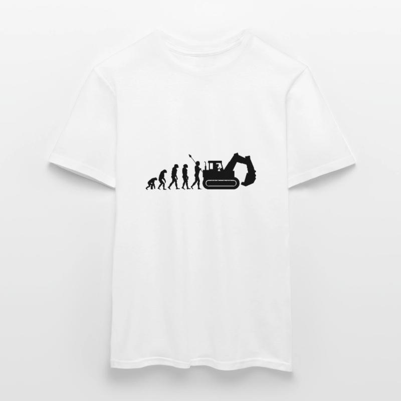 Excavator operator Evolution Men's T-shirt