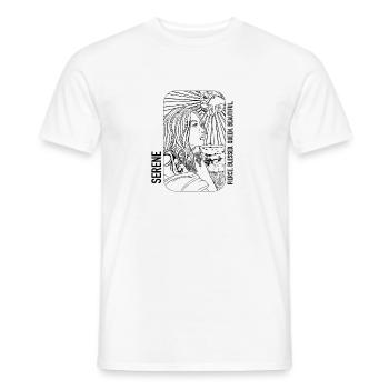 Serein / Si beau - T-shirt homme - blanc - Devant - AI Model Male 178 dark (178cm)