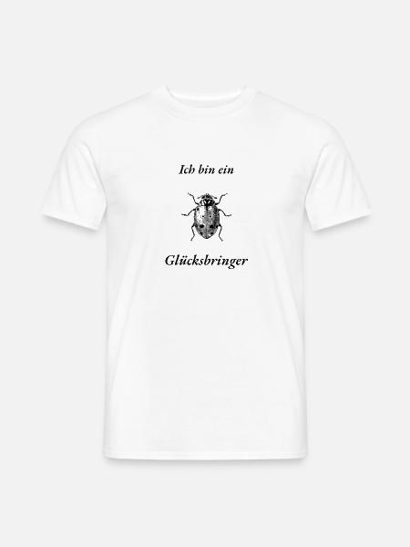 Glücksbringer - Männer T-Shirt - Weiß