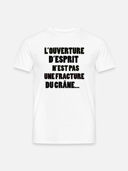 Humour noir - T-shirt homme - blanc